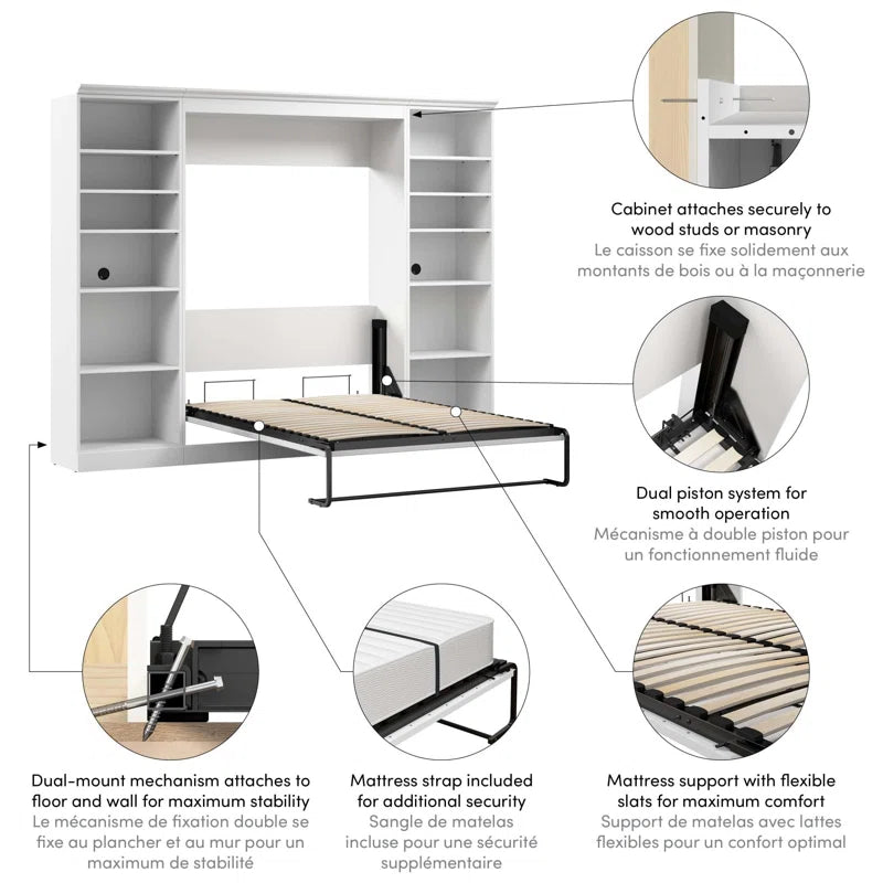 Alvaretta Murphy Bed with Storage Solutions