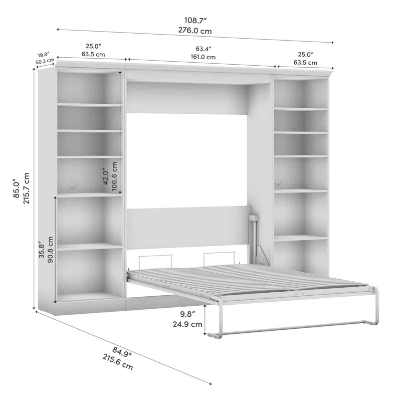 Alvaretta Murphy Bed with Storage Solutions