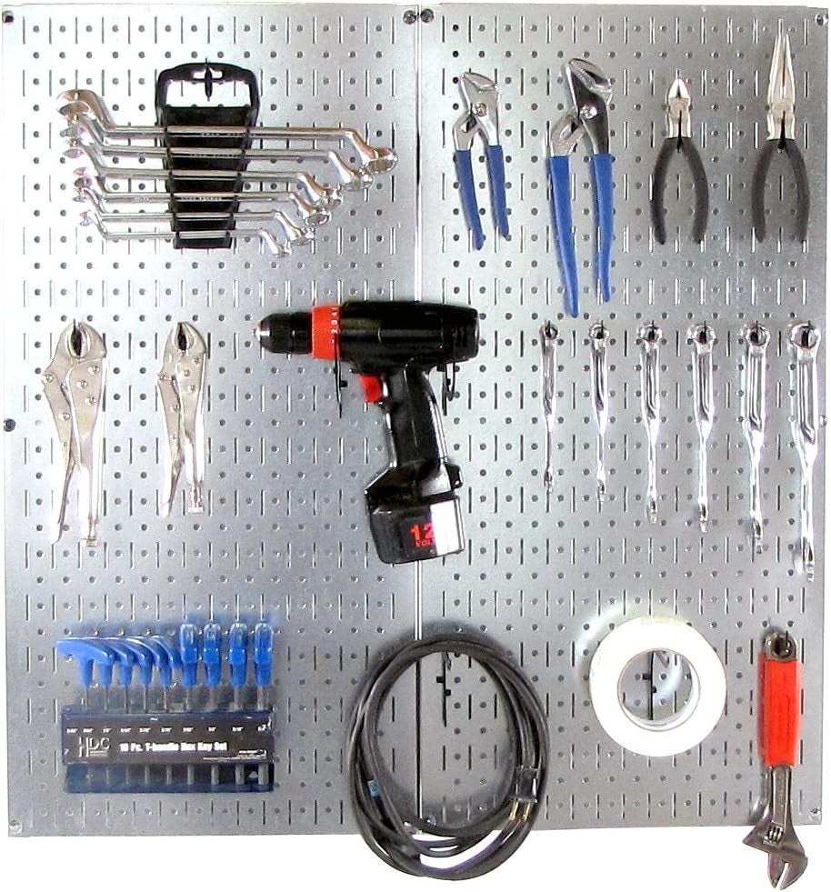30-P-3232GV Galvanized Steel Pegboard Pack