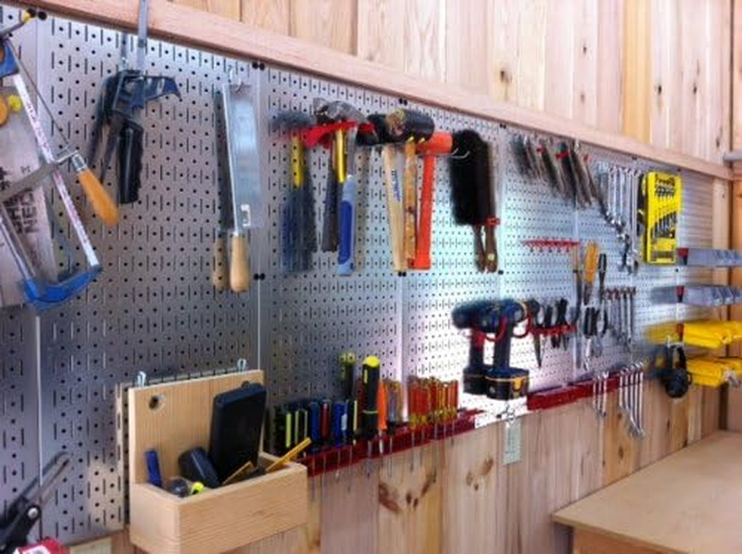30-P-3232GV Galvanized Steel Pegboard Pack