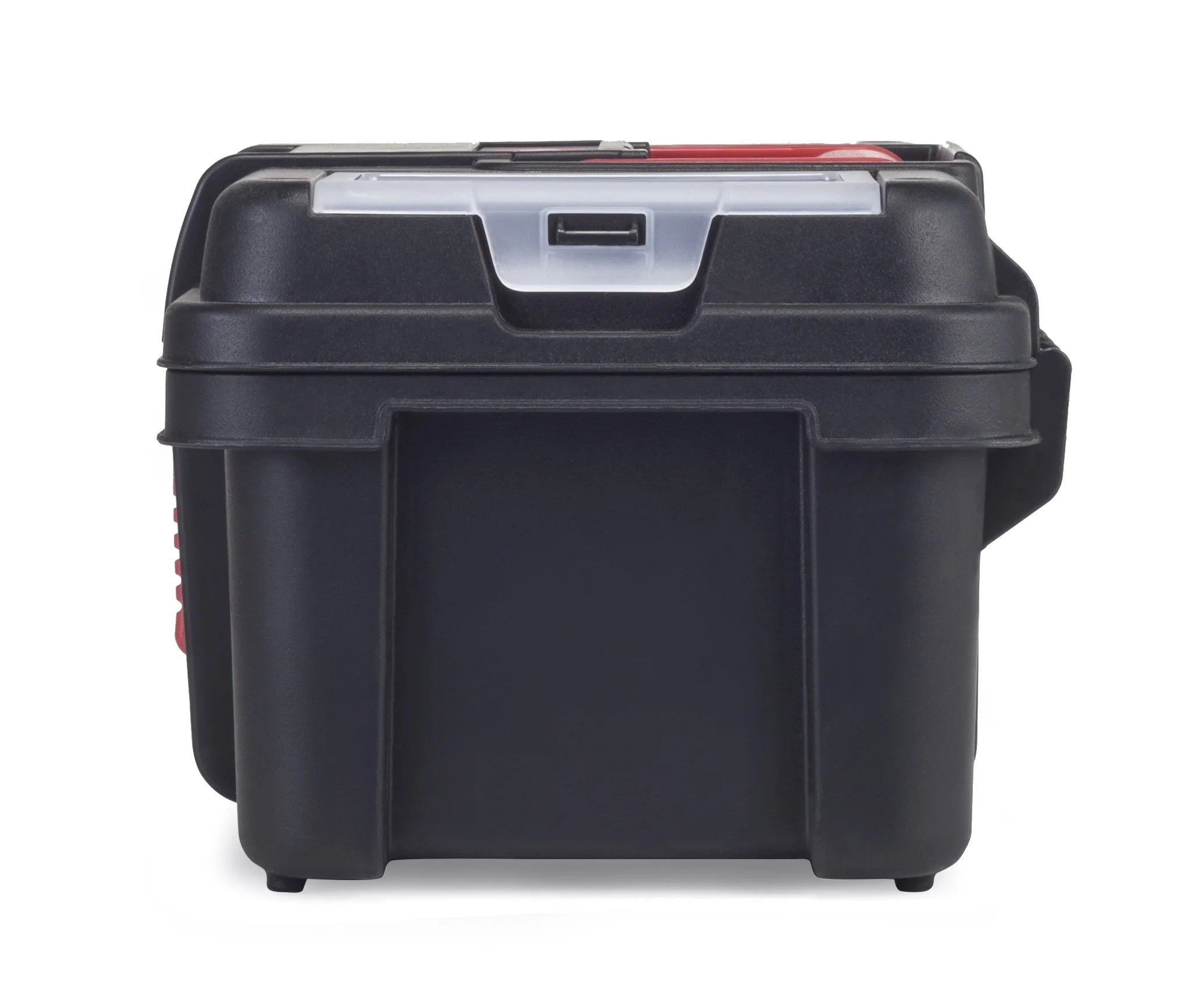 (2 Pack) 13-Inch Toolbox, Plastic Tool and Hardware Storage, Black