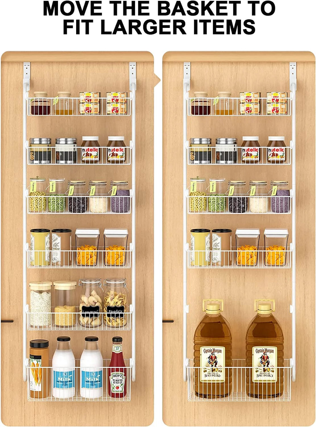 over Door Pantry Organizer Rack 52&