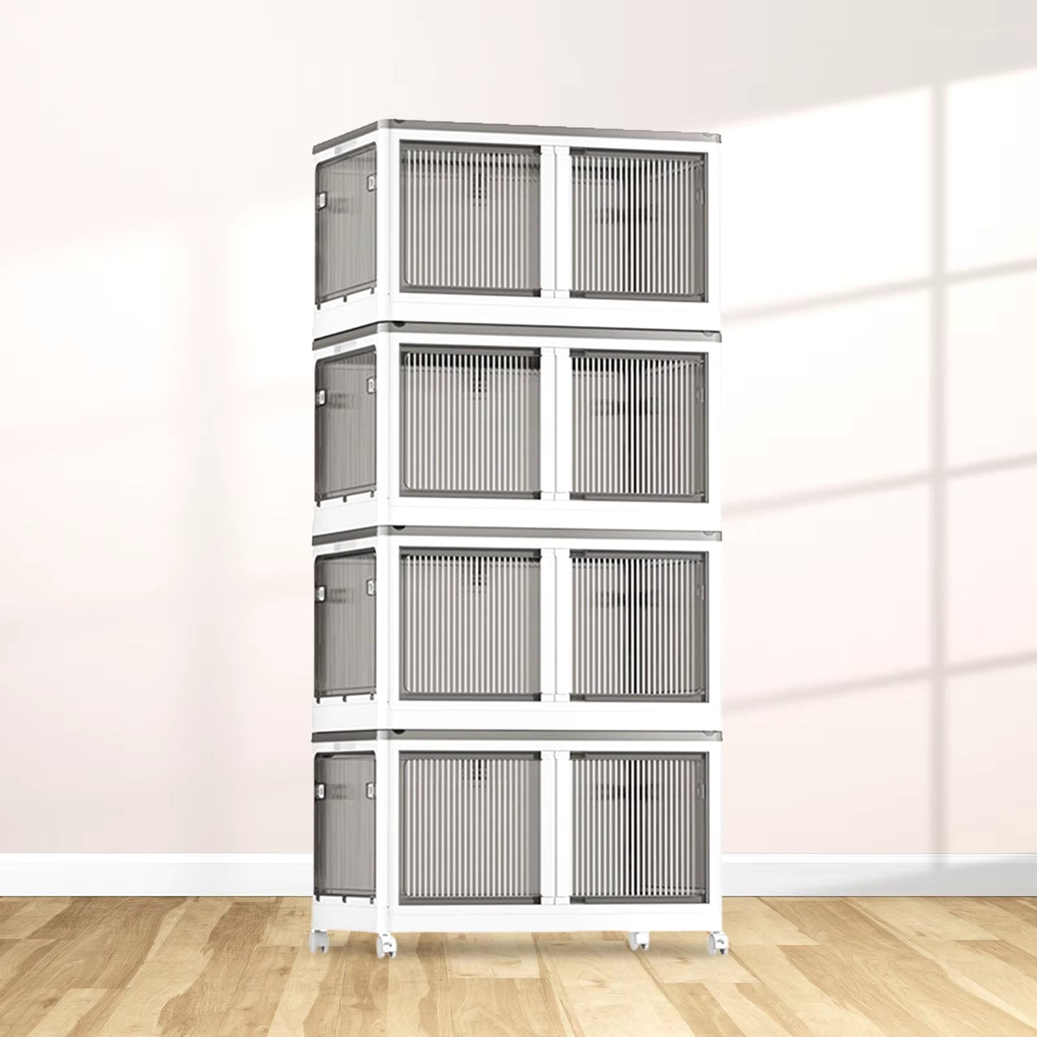 Storage Box Wardrobe Clothes Storage Box Toy Snack Storage Cabinet Household Folding Plastic Box Storage Box