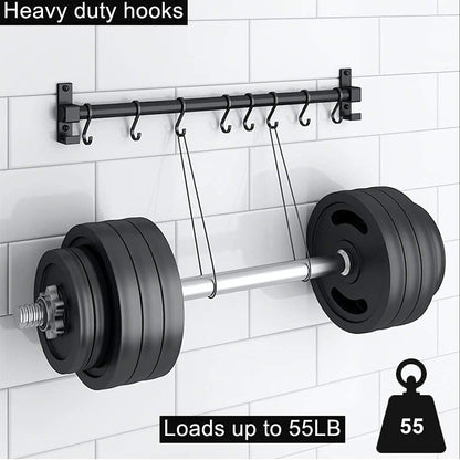 Heavy Duty S Hooks, S Shaped Hooks Hanging Hooks Matte Black S Hooks for Hanging Pots and Pans, Plants, Coffee Cups, Clothes, Bags, Towels in Kitchen, Bedroom, Office, Garden, Bathroom, 20 Pack